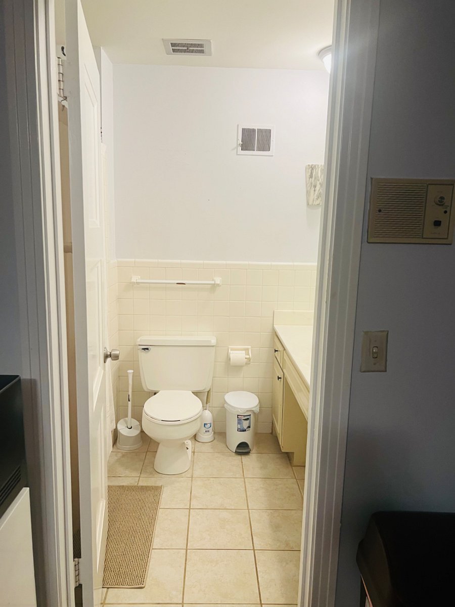 Bathroom with tub