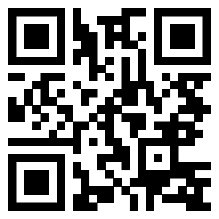 QR code to the apartment's videos.