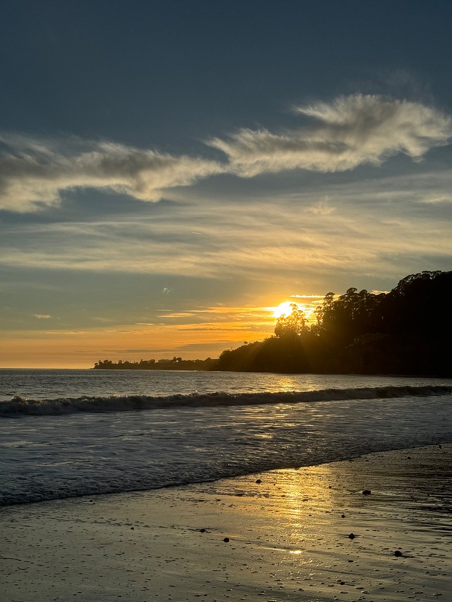 Sunset at New Brighton Beach