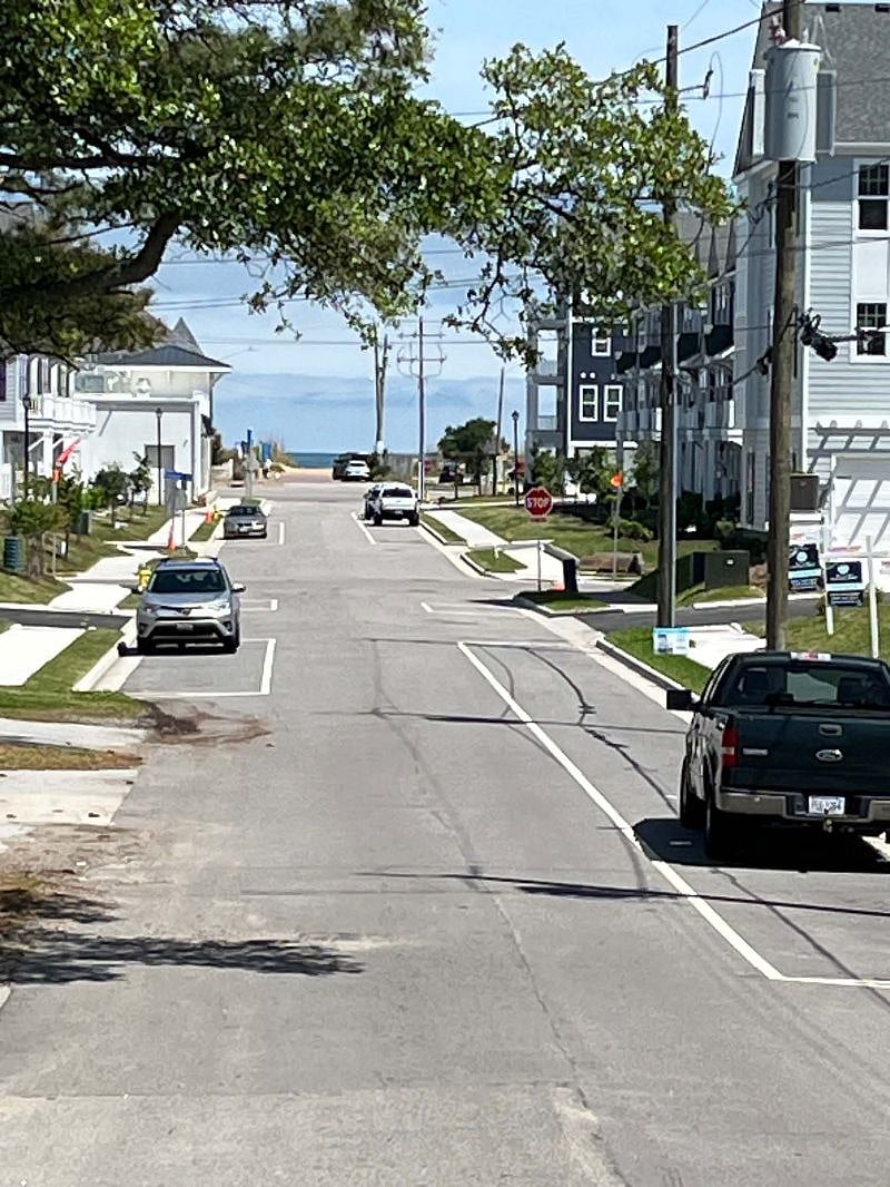 Street view towards beach. Start on 21st Bay Street and walk straight towards the beach. It's minutes away.