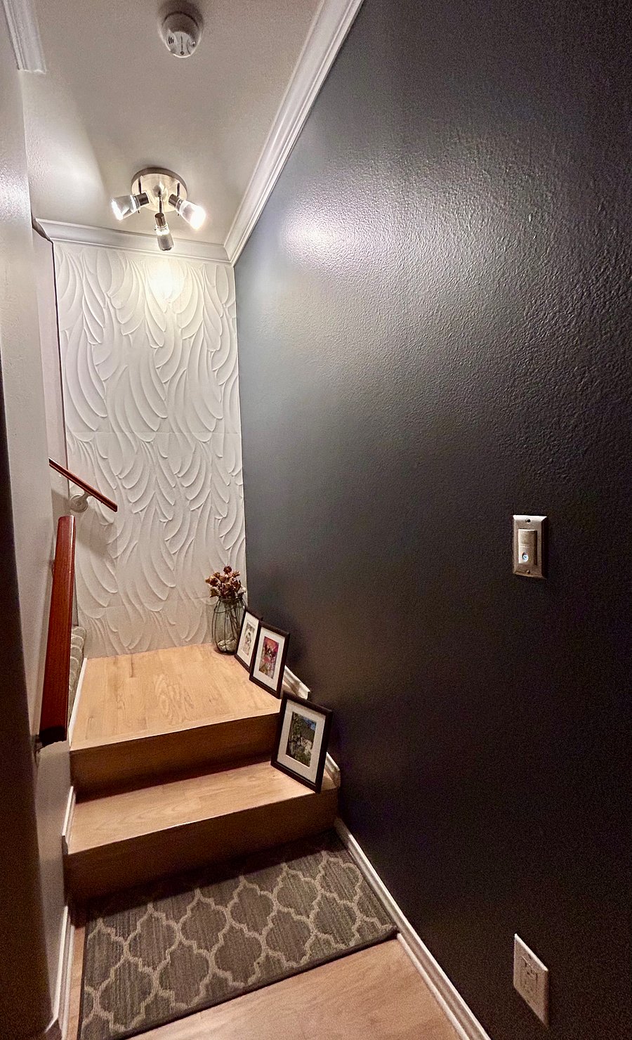 staircase to your bedroom on the 2nd floor
