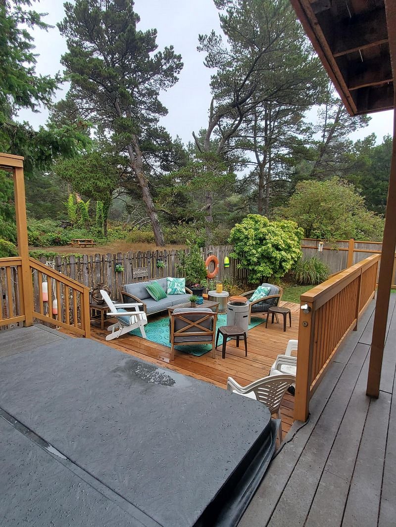 Beautiful private back yard