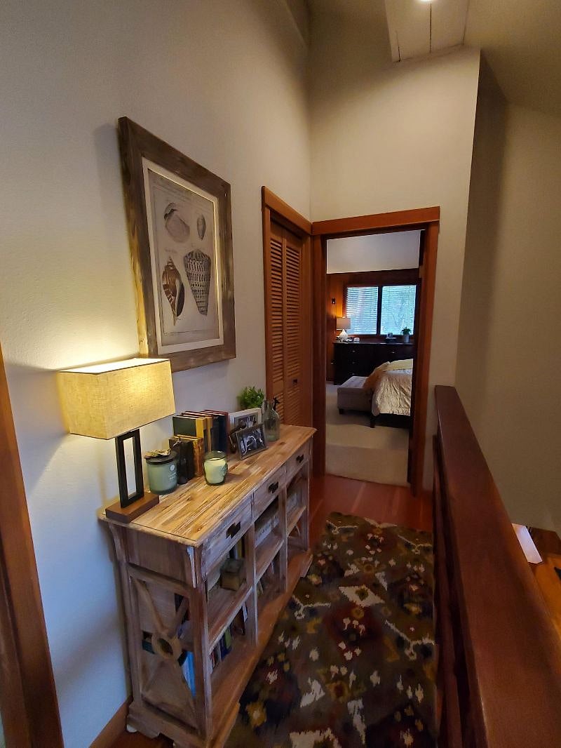 view down hall toward Master bedroom