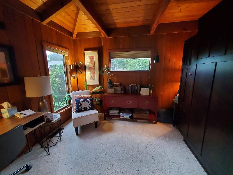 Den off living room (has bi-fold doors that close it off from living room
