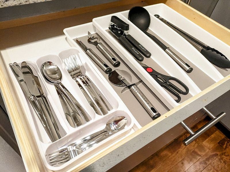 Utensils stocked and ready to go!