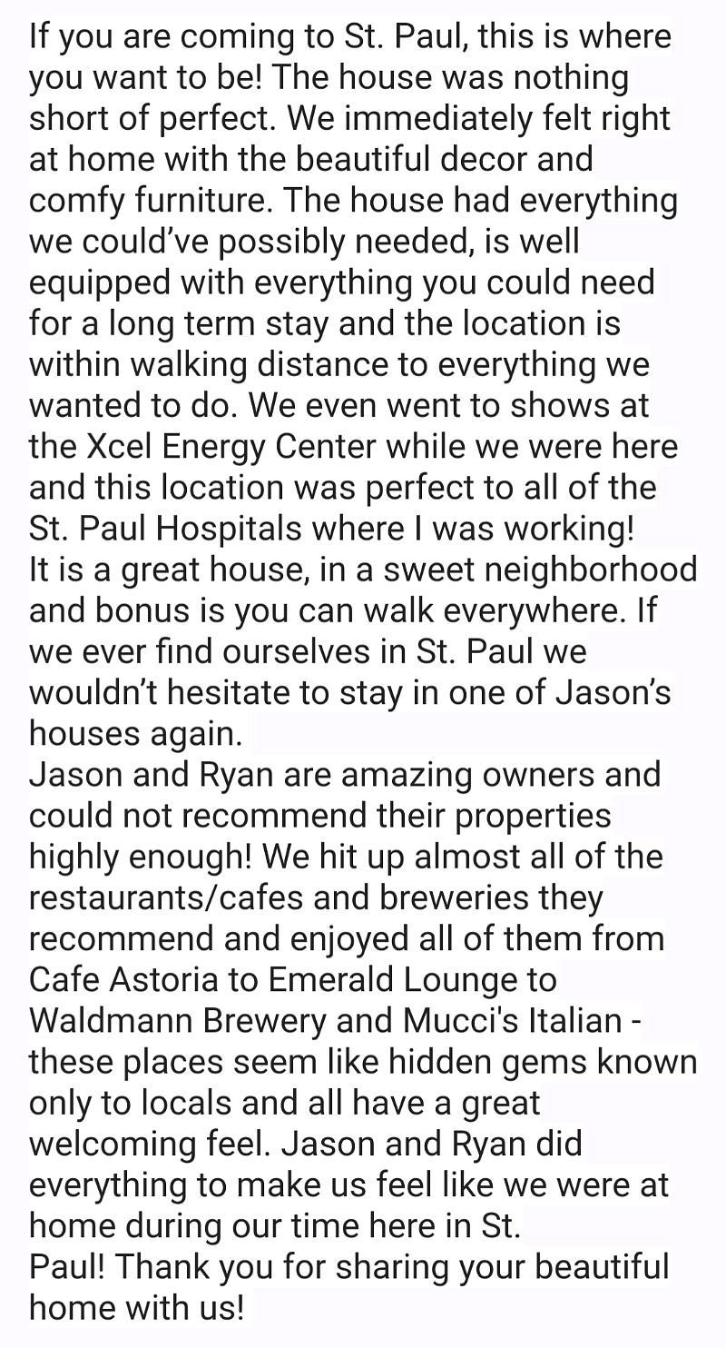 Rave Reviews!