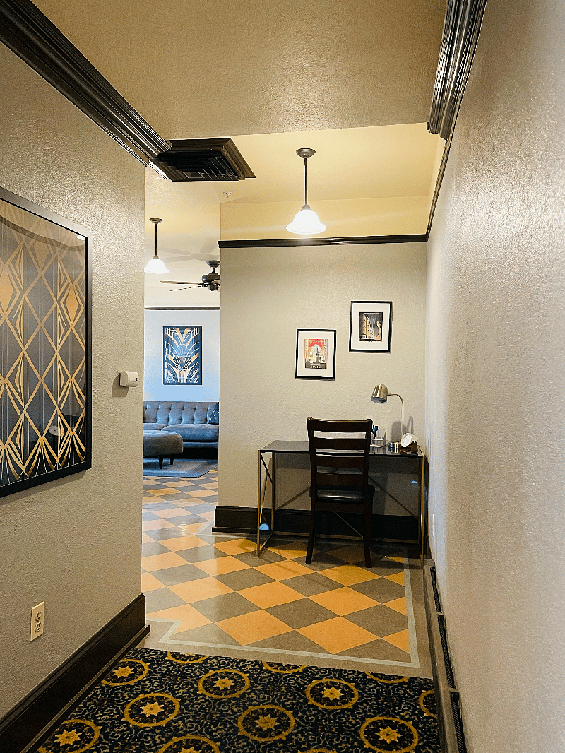 Desk area