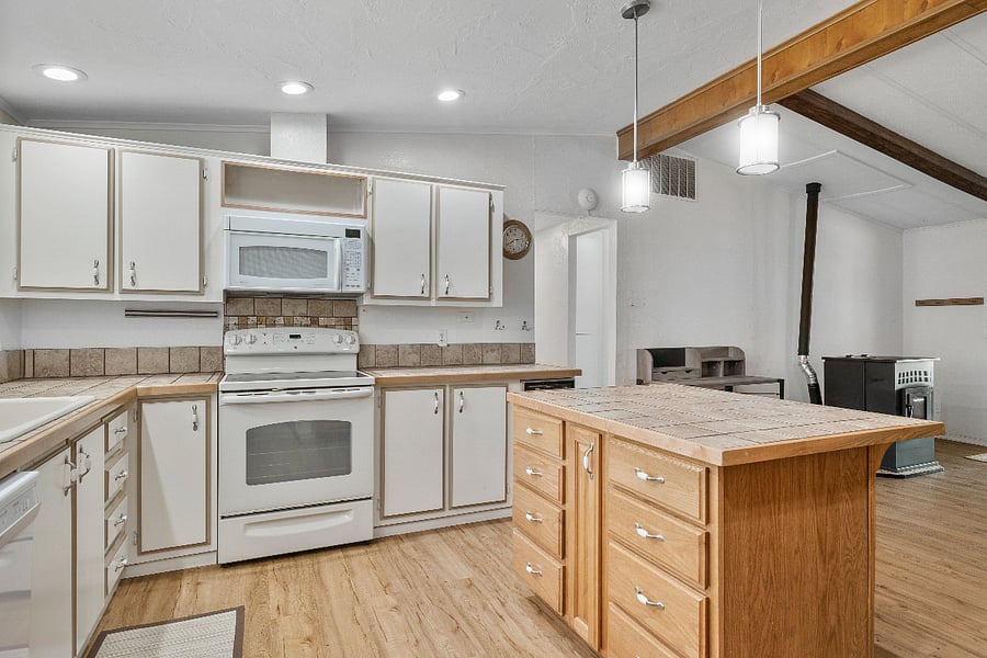 Kitchen and Island