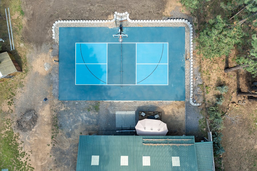 Professional grade Sports court
