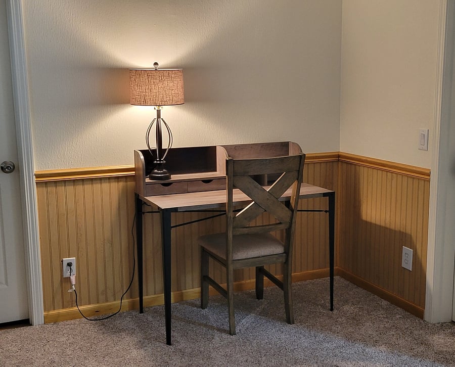 Laptop desk in Master Suite