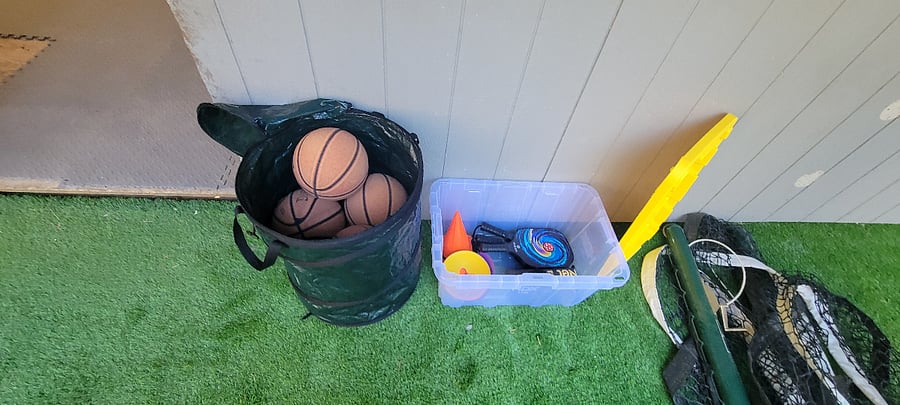 And...sports equipment, of course!