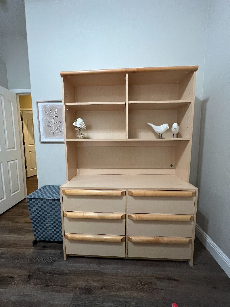 Dresser and shelves