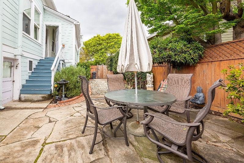Outdoor Seating and pathway