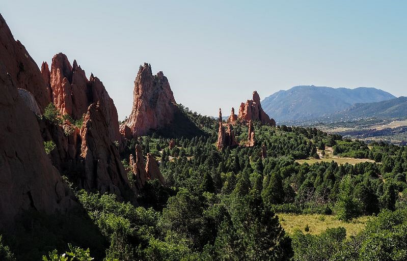 You have a trail head into Garden of the Gods less than a mile and a half away!
