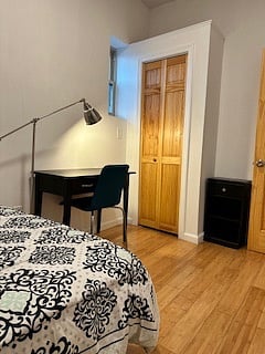 bedroom #2, desk, closet, nightstand