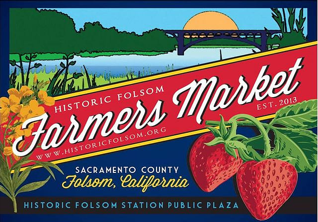 Saturday Farmers Market around the Historic Railroad Turntable and Public Plaza in Historic Folsom every Saturday, 8 a.m. to 1 p.m., year-round!
Over 40+ farmers/vendors represented.
Local Produce & Live Music. Located in the Historic District Plaza.
Certified farmers' locally grown seasonal fruits and vegetables. Freshly made baked goods, fresh eggs and dairy items, live music and so much more!
PUBLIC PARKING: Please park in the parking structure located at 905 Leidesdorff Street at the corner of Reading Street and Leidesdorff Street.