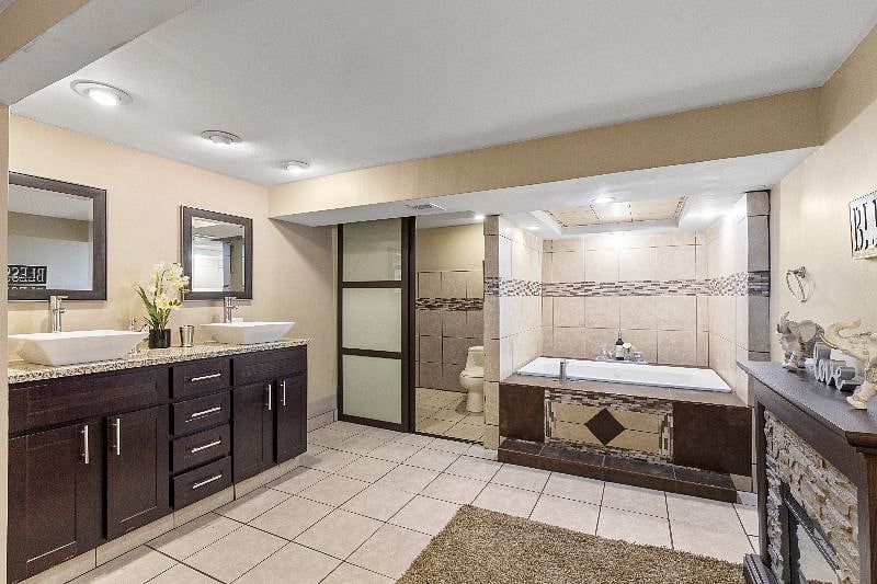 Basement bedroom suite