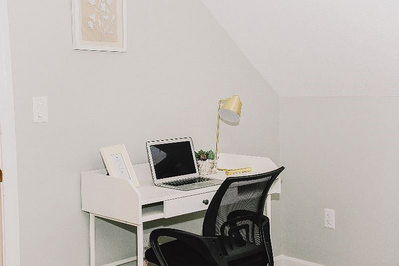 Desk / work station in bedroom 2 upstairs