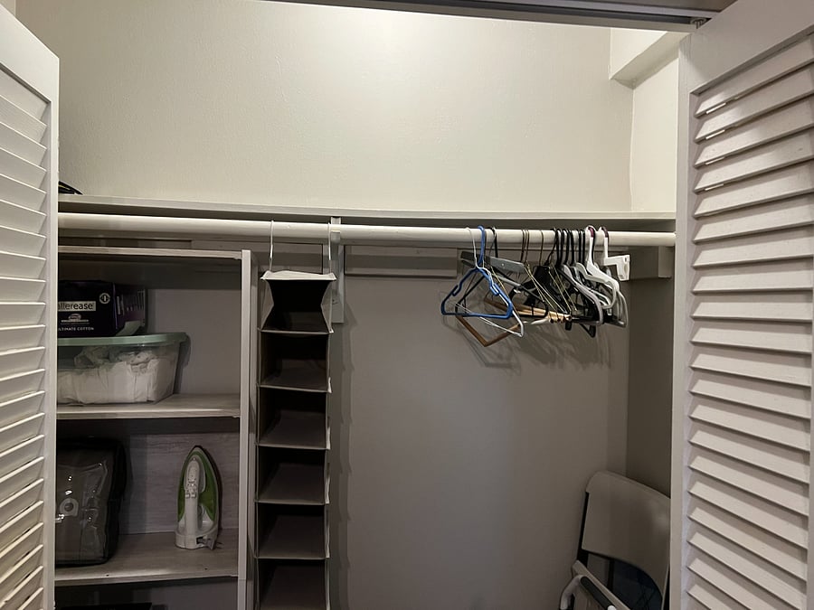Spacious closet