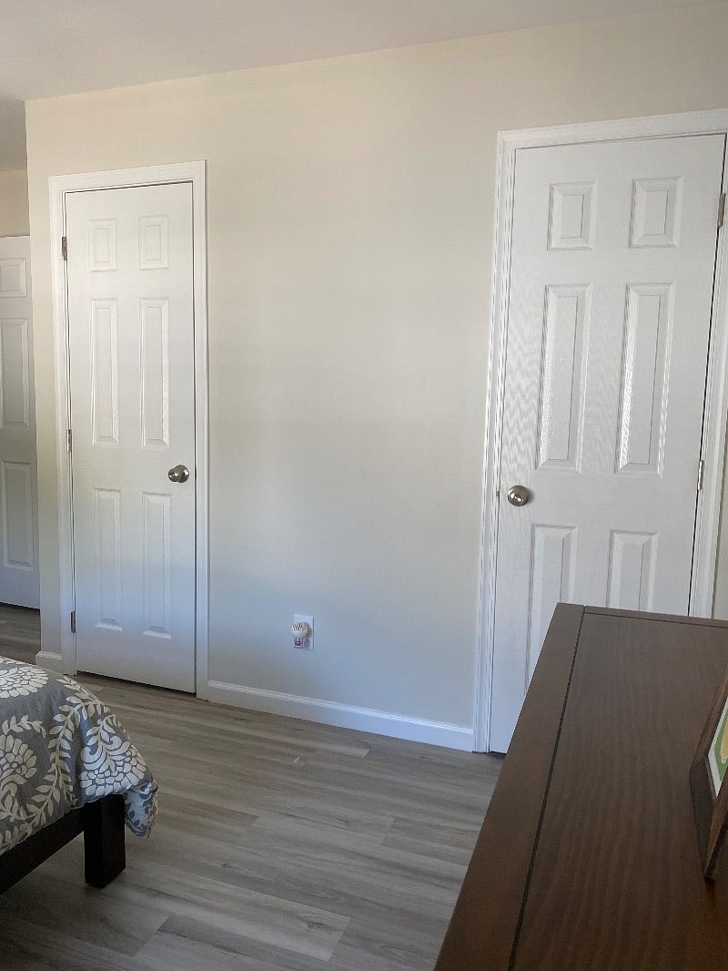 Private bedroom-closets