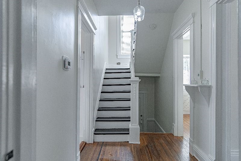 Back to the 1st floor hallway heading upstairs.