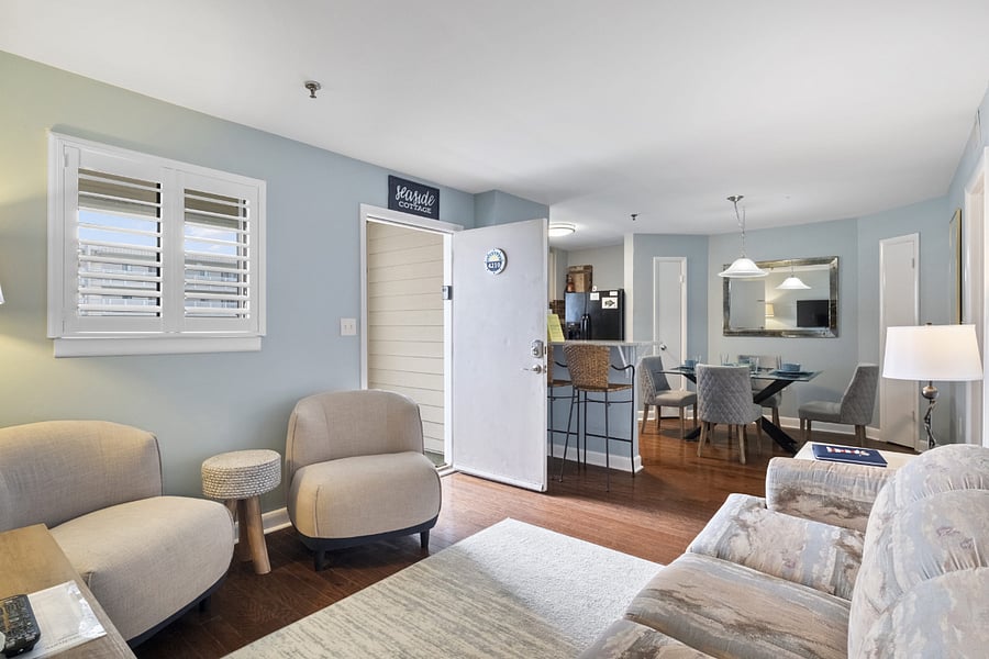 Living Area / Door to Unit