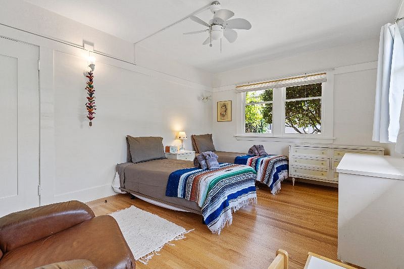 Sunny Main Level Bedroom with Two Twin Beds