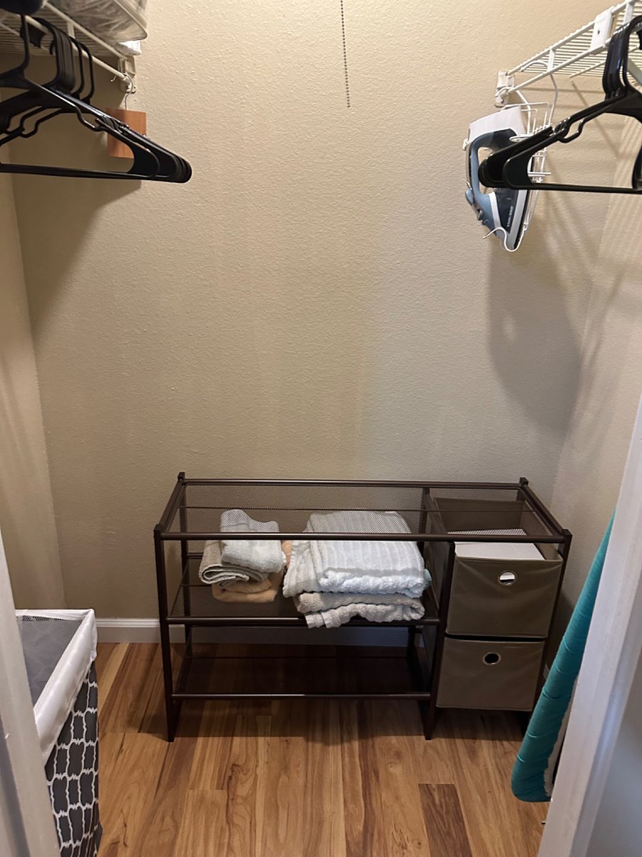 extra storage in the closet