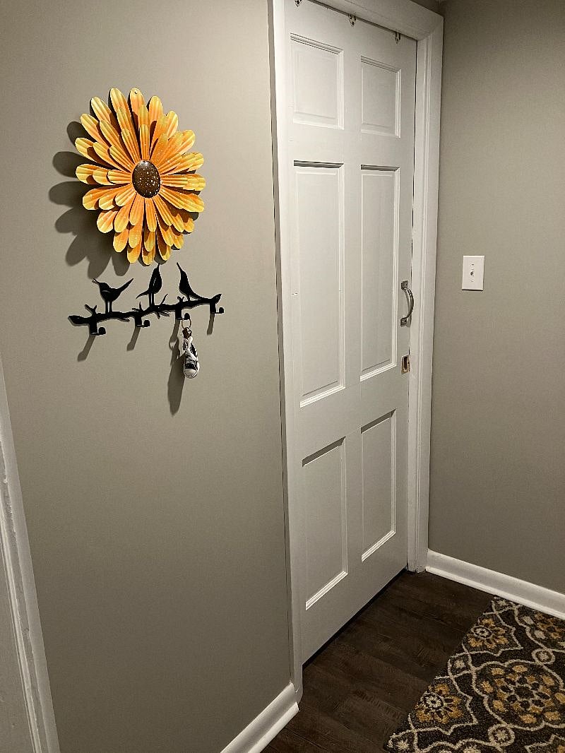 Inside guest suite. House keys.