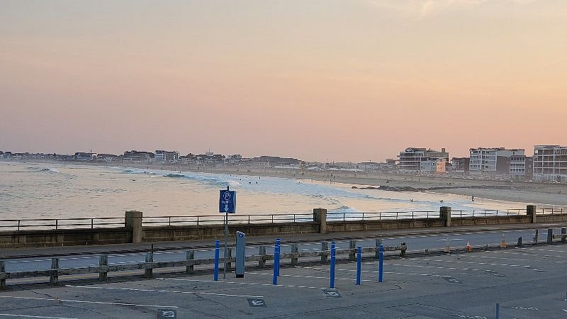 Your view from the parking area. You can see fireworks when they are in season.