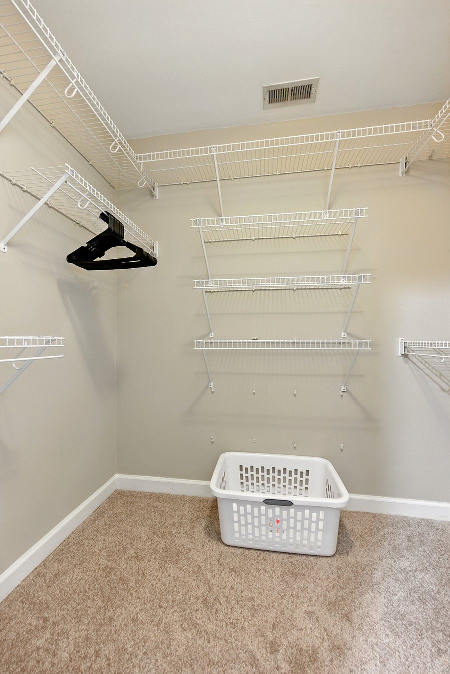 Primary walk in closet