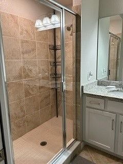 Master shower