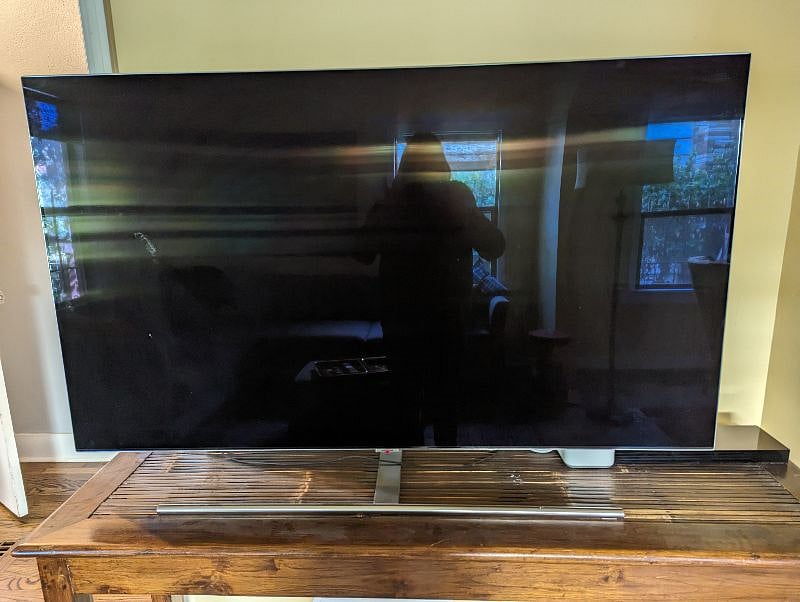 55" Smart TV, high speed internet included.