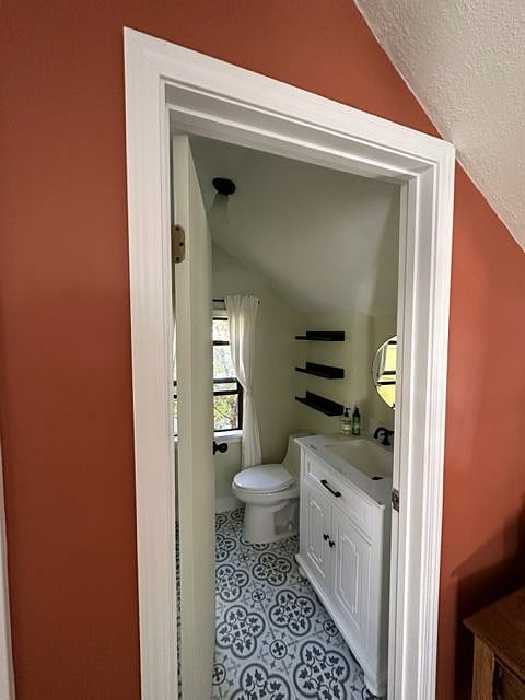 Upstair half bath