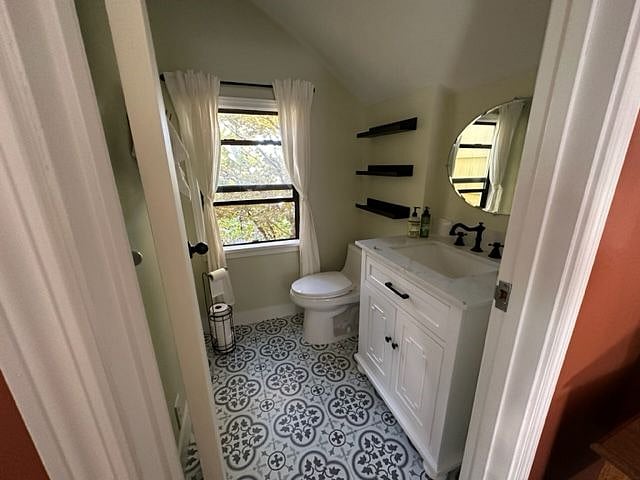 Upstairs half bath
