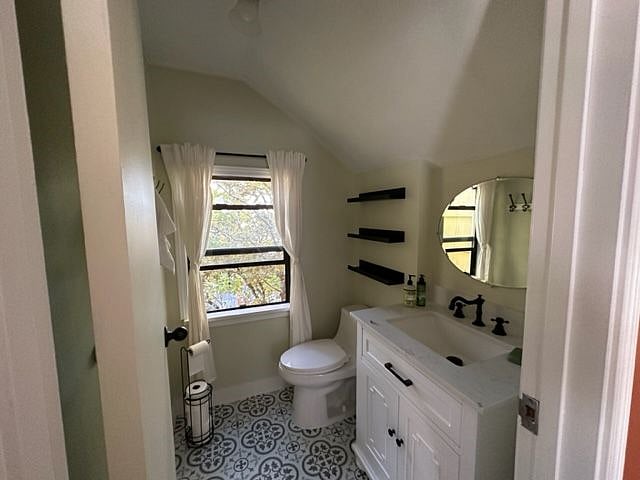 Upstairs half bath.
