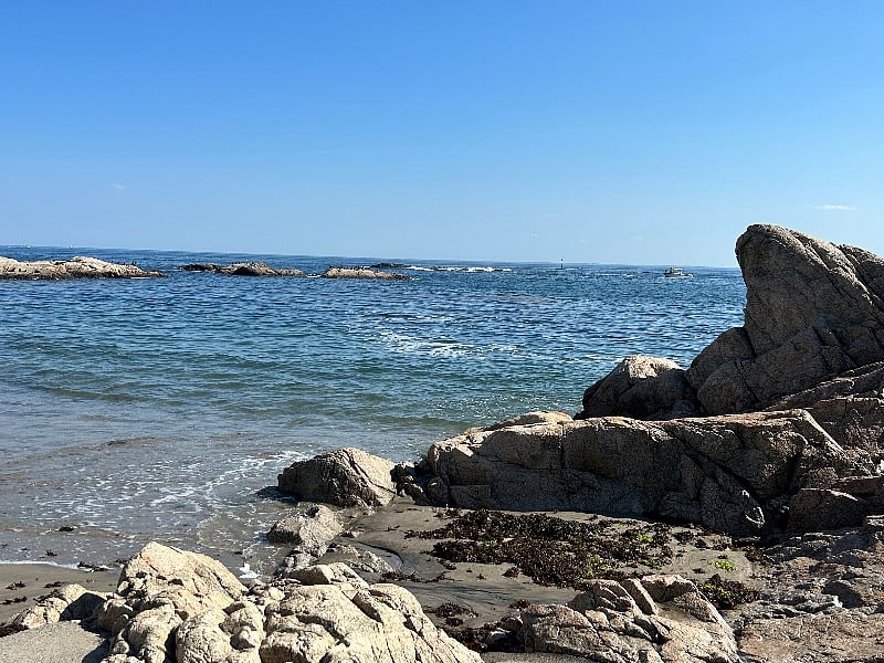 Private beach at the end of the road