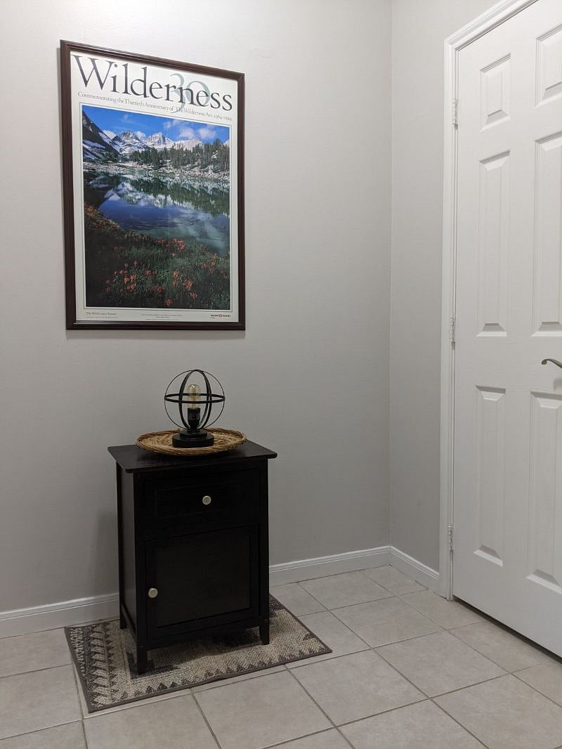 Place for keys and charging devices
