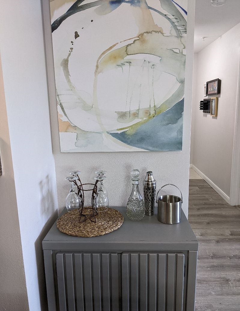 Bar area for cocktails