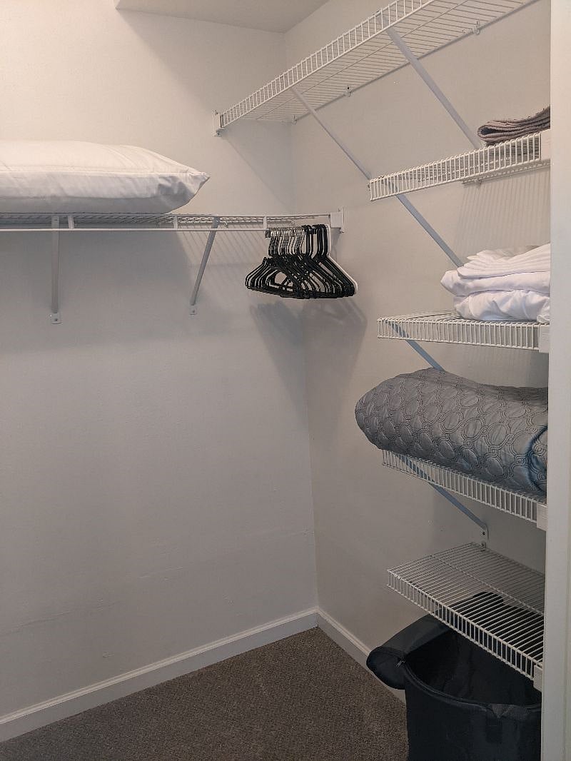 Walk in closet in Primary Bedroom
