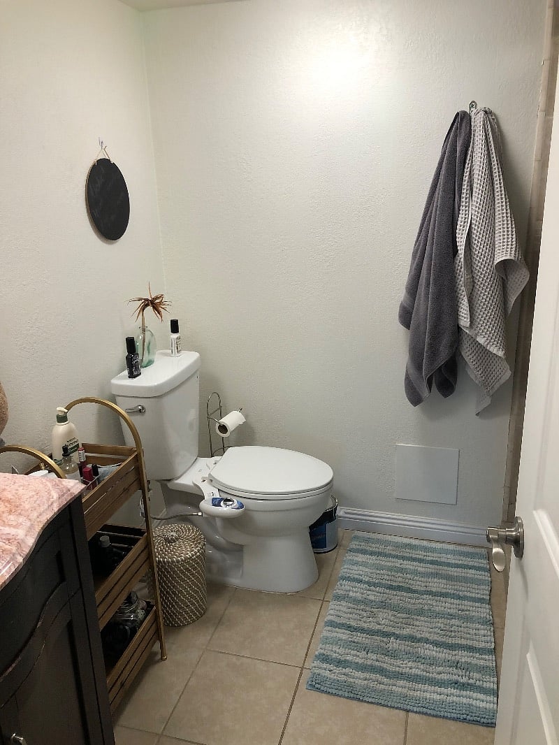 Primary bath with large shower