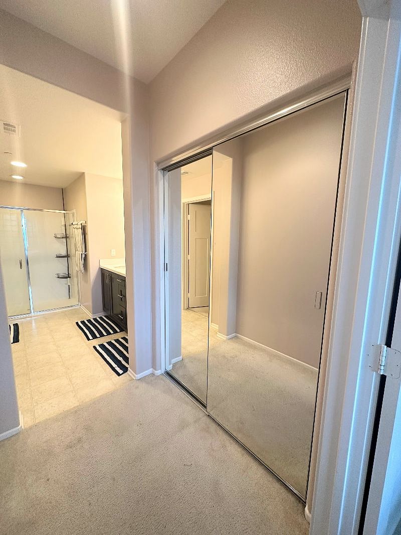 One of three closets