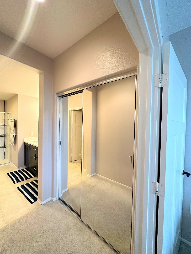 One of three closets