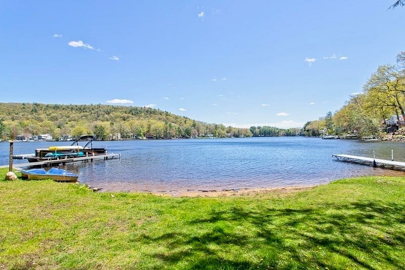 Lake access just steps from your private deck
