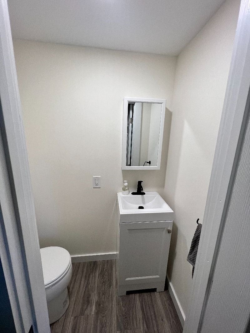 Half bath downstairs