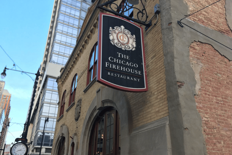 Chicago Firehouse Restaurant. For a fine dining, steakhouse experience or an unbelievable happy hour just 4 blocks north of the condo on Michigan Ave. Check out the "Blue Room" secret speakeasy downstairs!