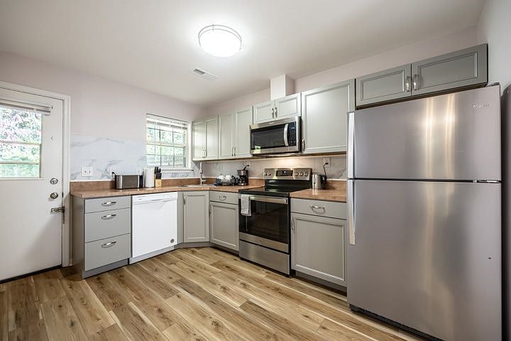 kitchen, new refrigerator