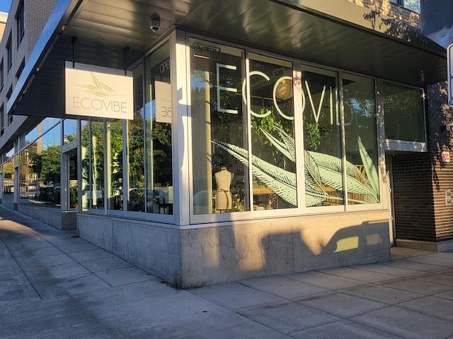 Requisite hipster corner plant shop. They moved in last year, and, yes, couples now walk by excitedly holding little potted plants. Rovente Pizza is next door.