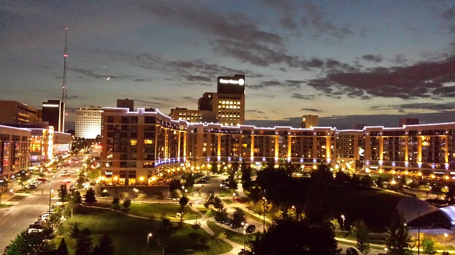 Gorgeous view from balcony!