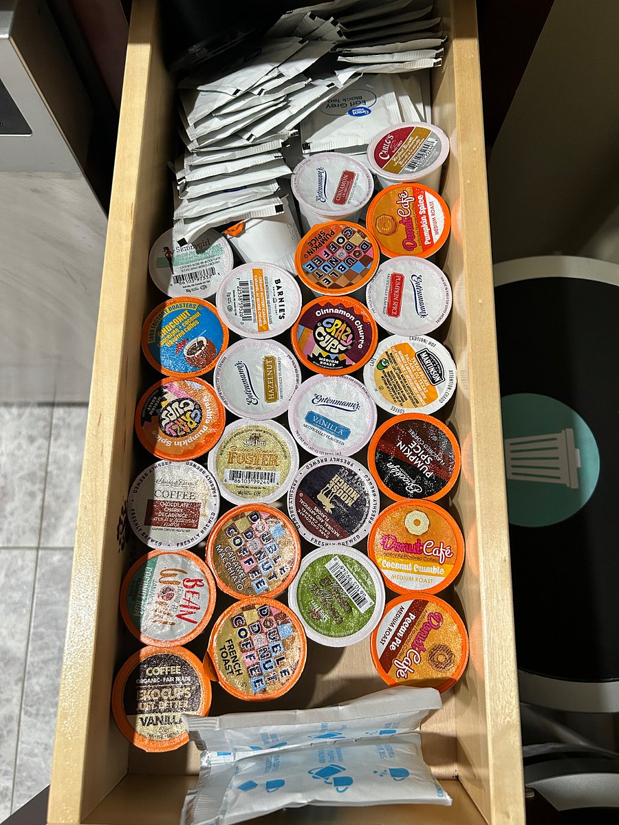 Enjoy complimentary coffee pods and tea bags during your stay.